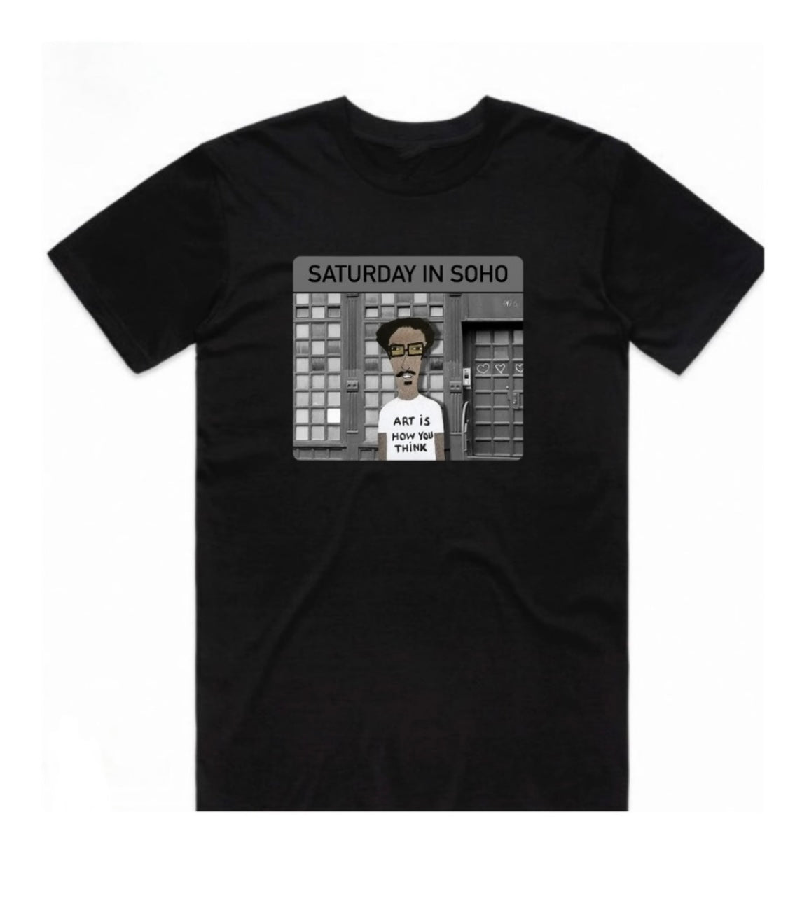 SATURDAY IN SOHO- Derivative Art Tee