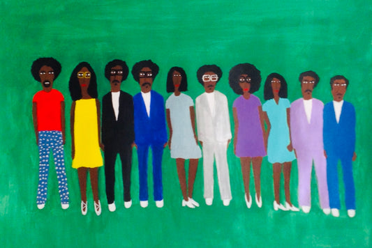 WHITE SHOE PARTY PRINT